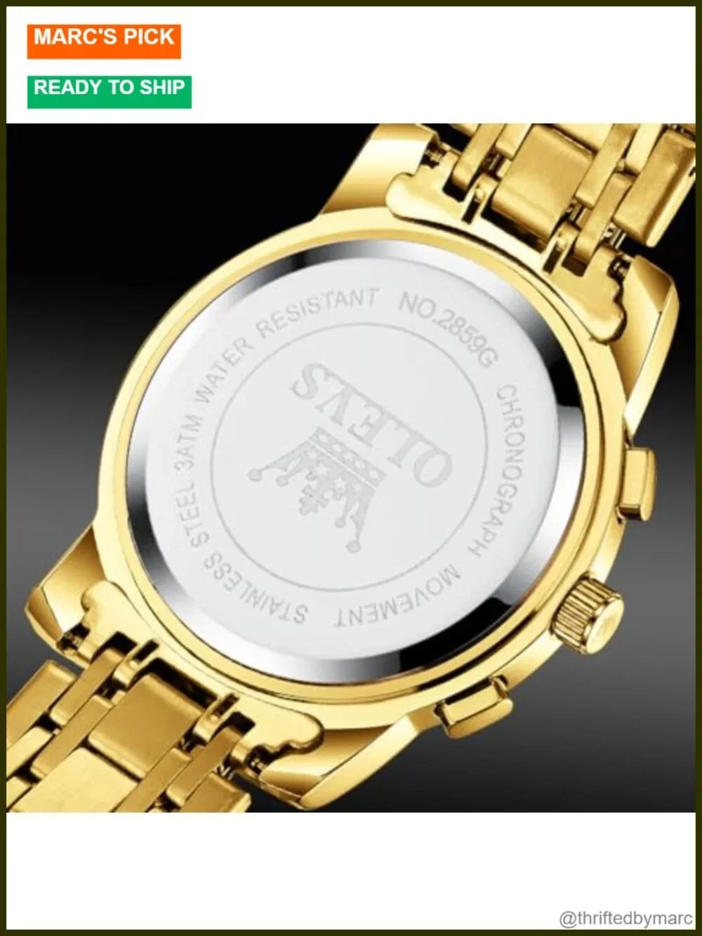 Business Large Numeral Quartz Watch Stainless Steel Luminous Waterproof